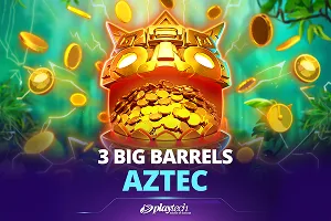 Playtech : 3 Big Barrels Aztec - BOYBET168